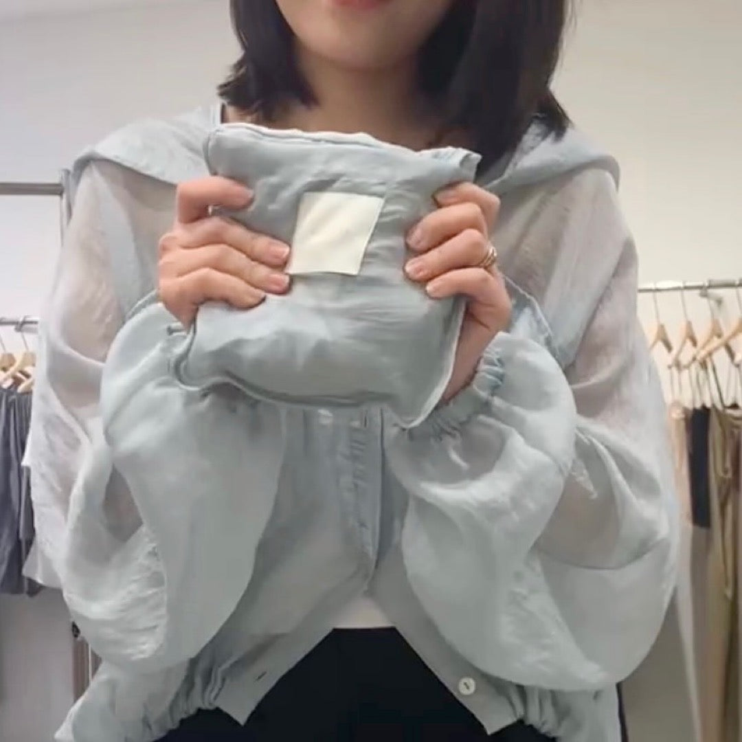 23YR1438 旅行必備收納 cardigan