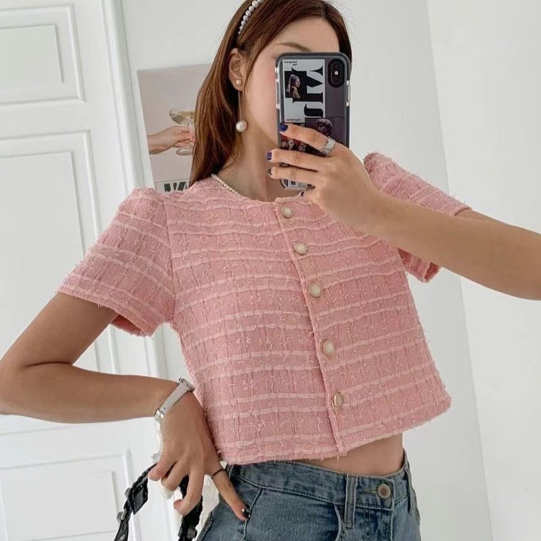 24YR0534 Tweed Cardigan