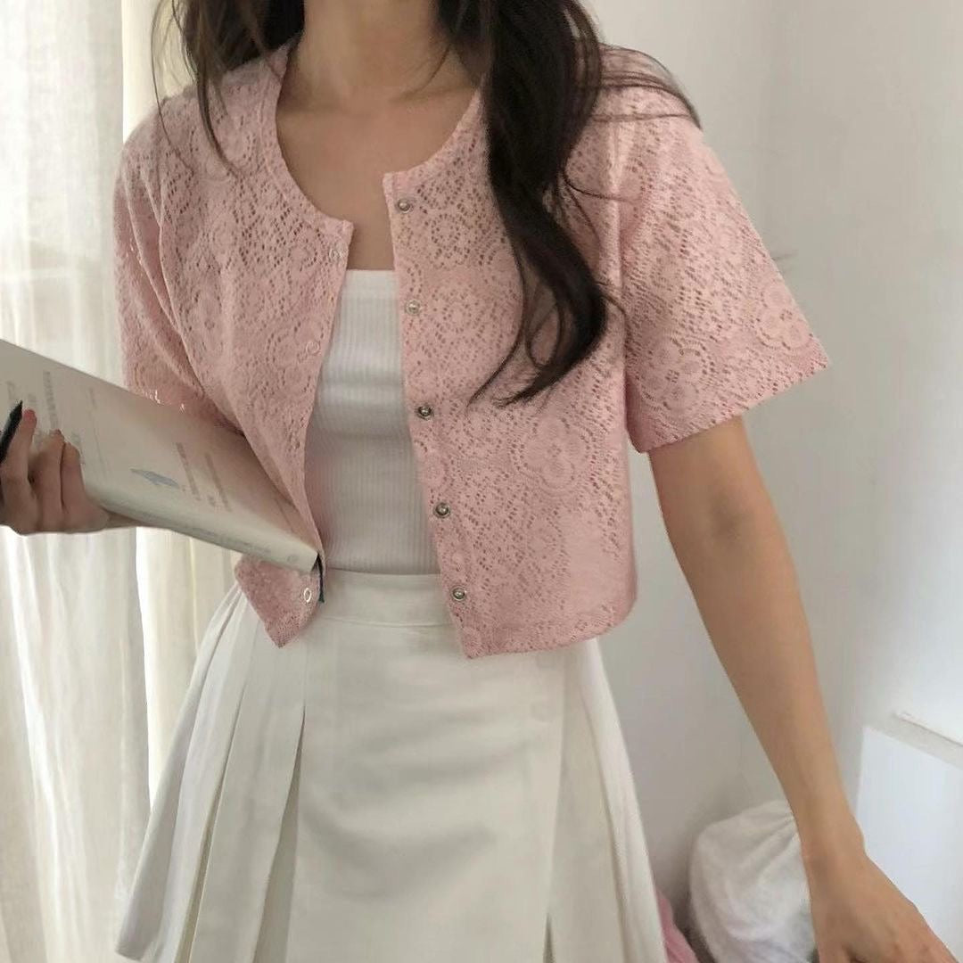 24YR0714 Lace Cardigan