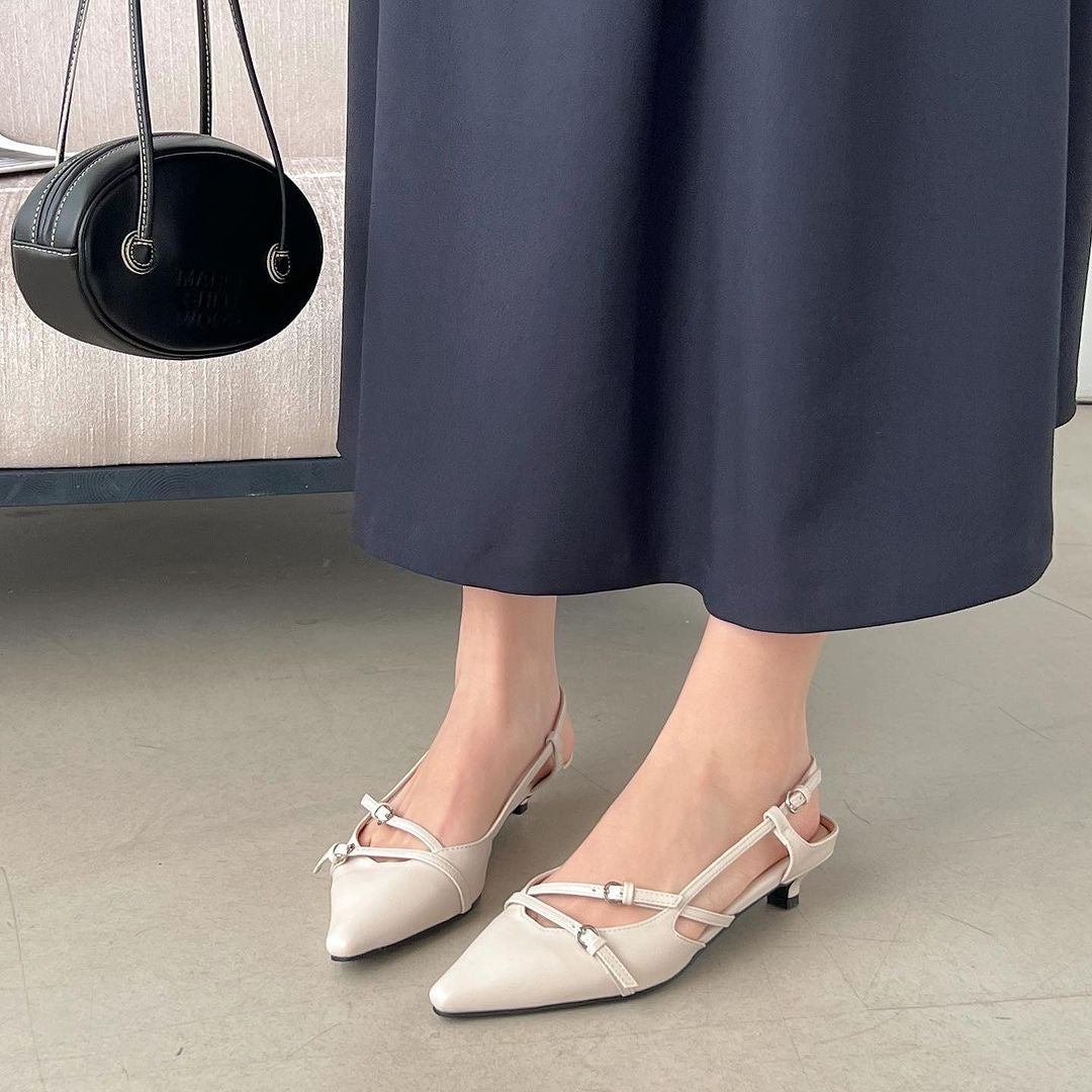24YR0721 尖頭Little Heel Shoes 3 cm