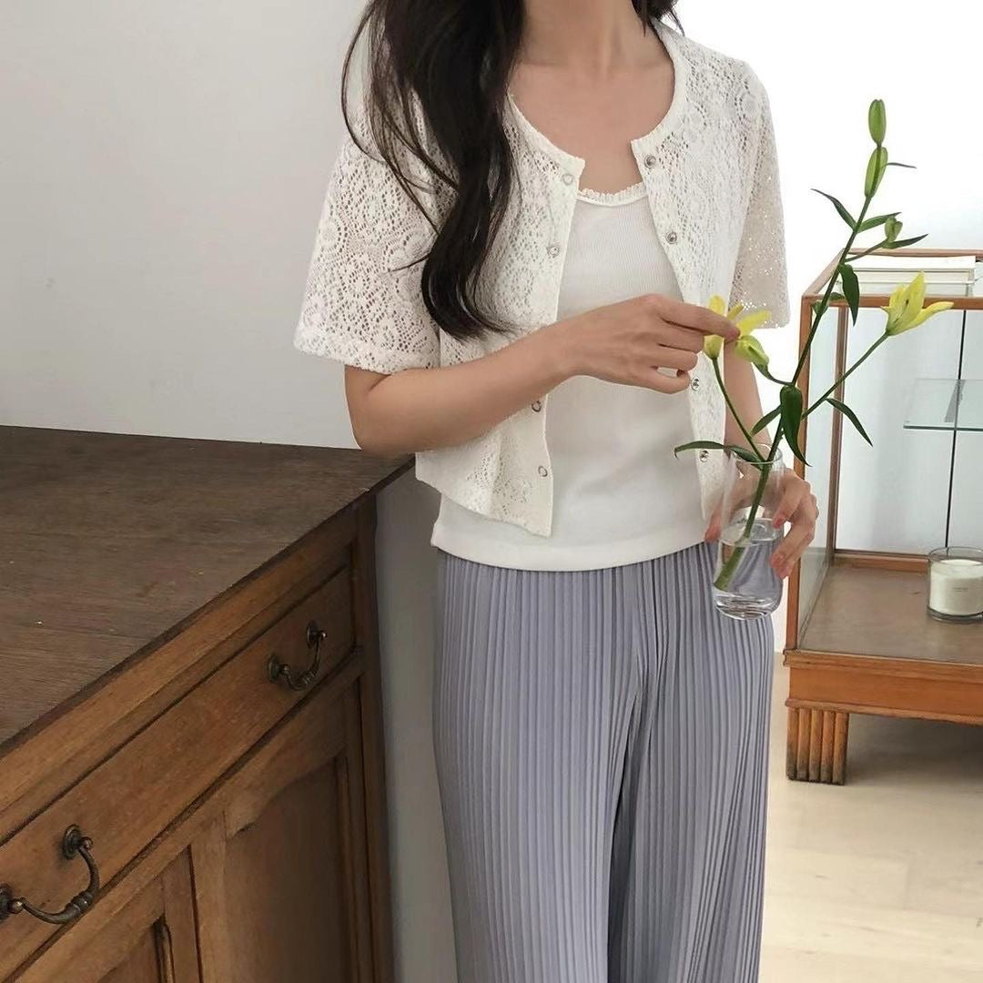 24YR0714 Lace Cardigan