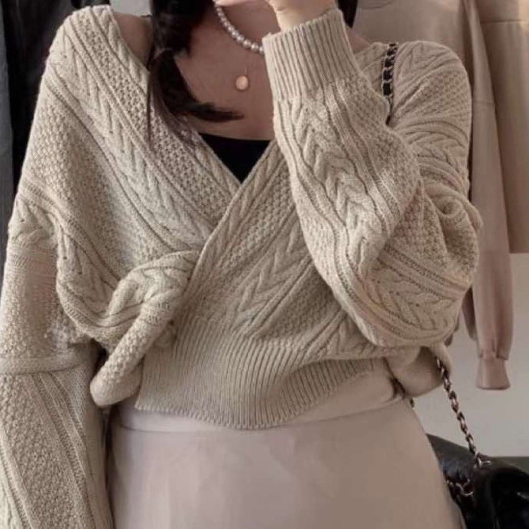 22YR0317 麻花針織Cardigan
