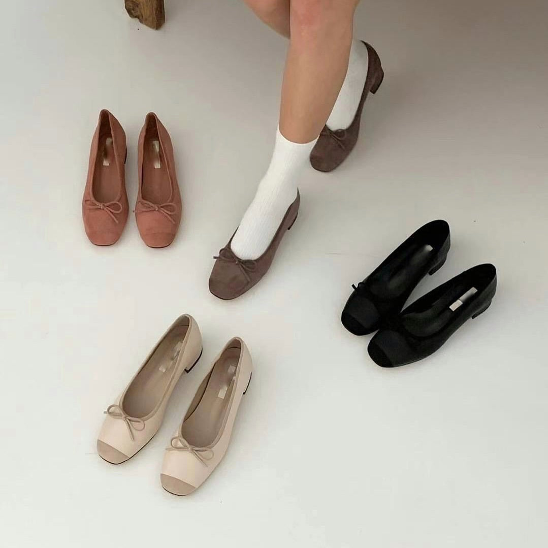 24YR2318 Ribbon Little Heel 3cm