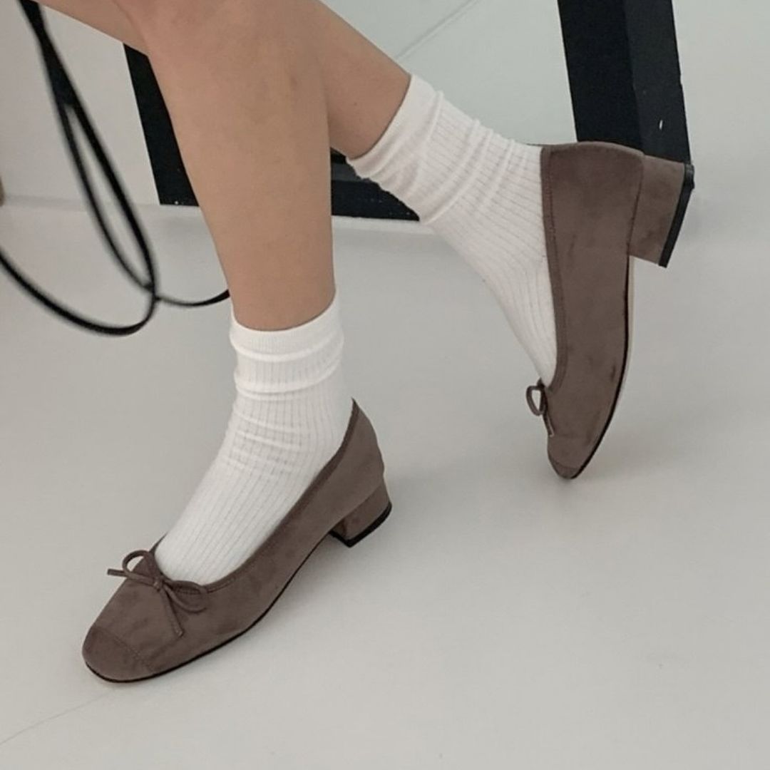 24YR2318 Ribbon Little Heel 3cm