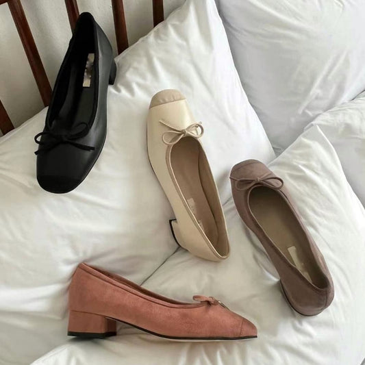 24YR2318 Ribbon Little Heel 3cm