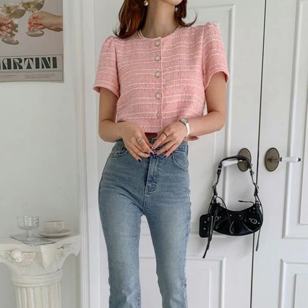 24YR0534 Tweed Cardigan