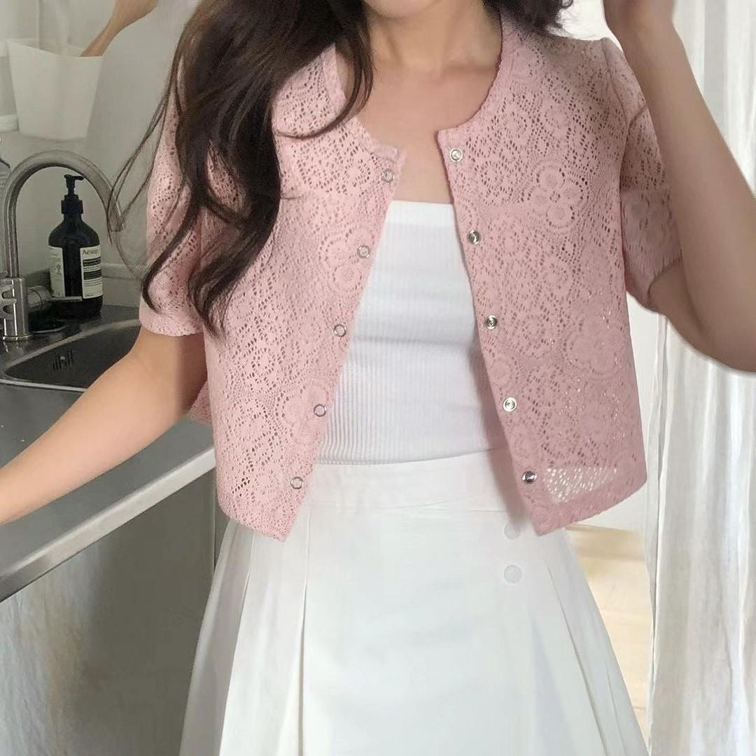 24YR0714 Lace Cardigan