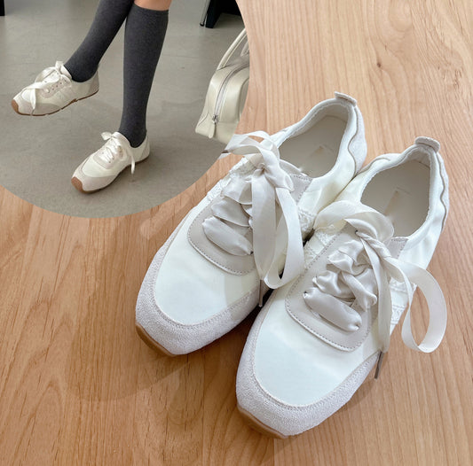 24YR2104 Casual Lace Sneakers 1cm