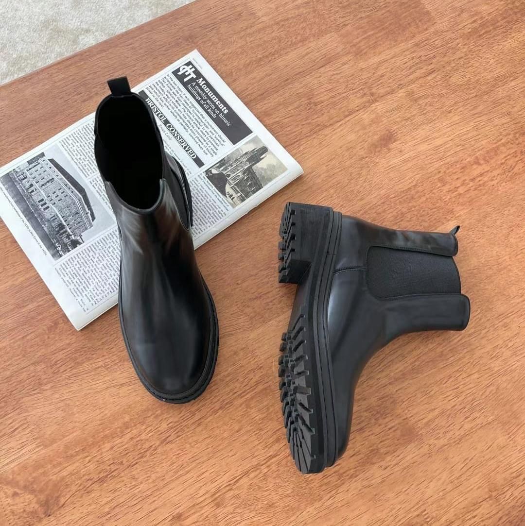24YR2317 短款軍boot 3cm