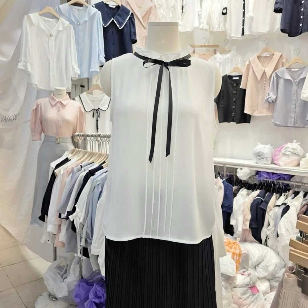 25YR1006 Ribbon Blouse