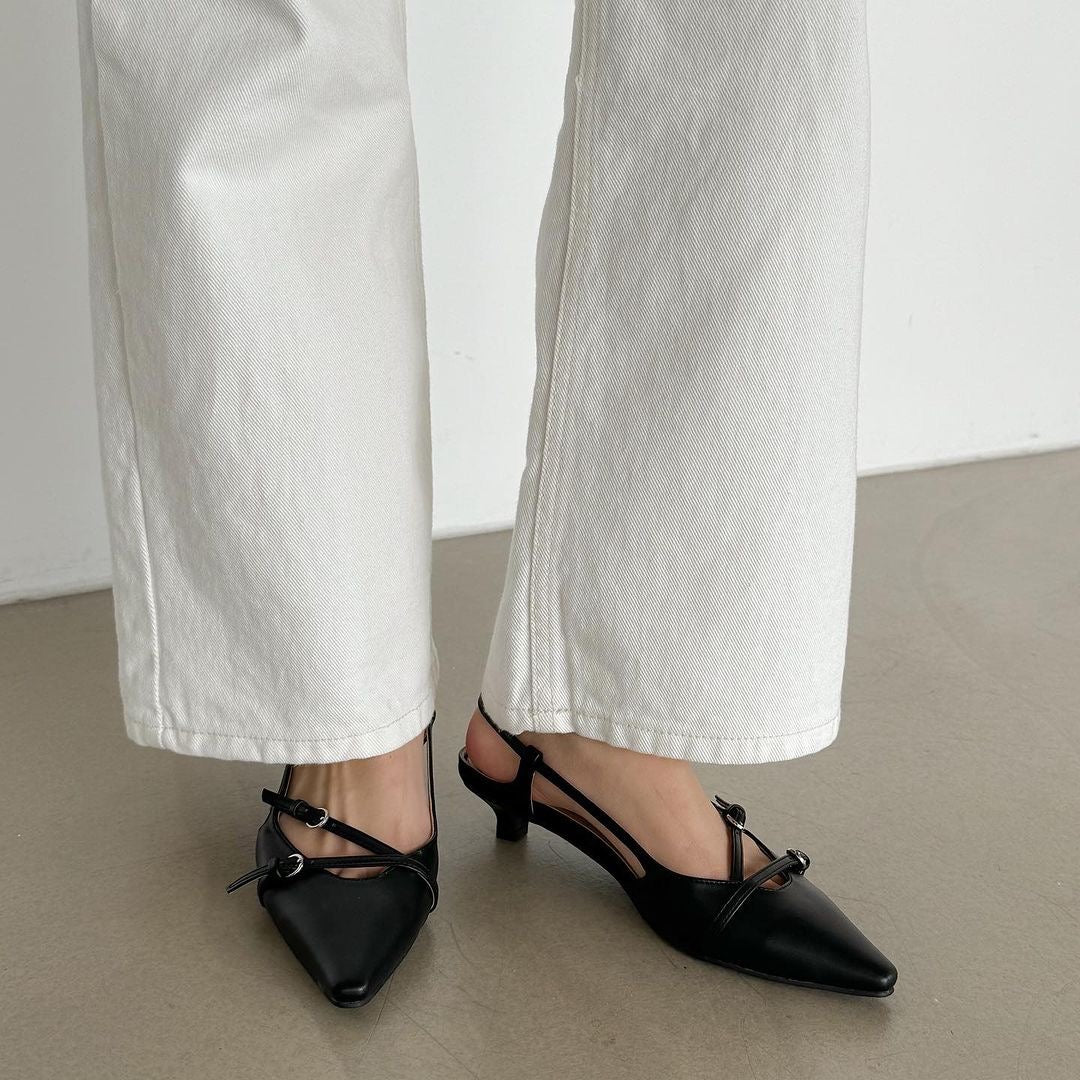 24YR0721 尖頭Little Heel Shoes 3 cm
