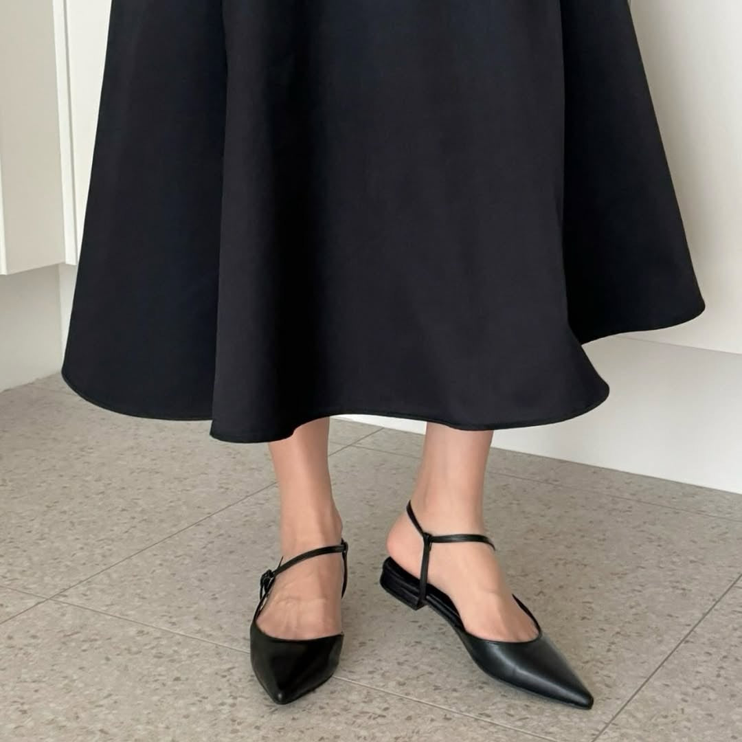25YR1002 尖頭Flat Shoes 1cm