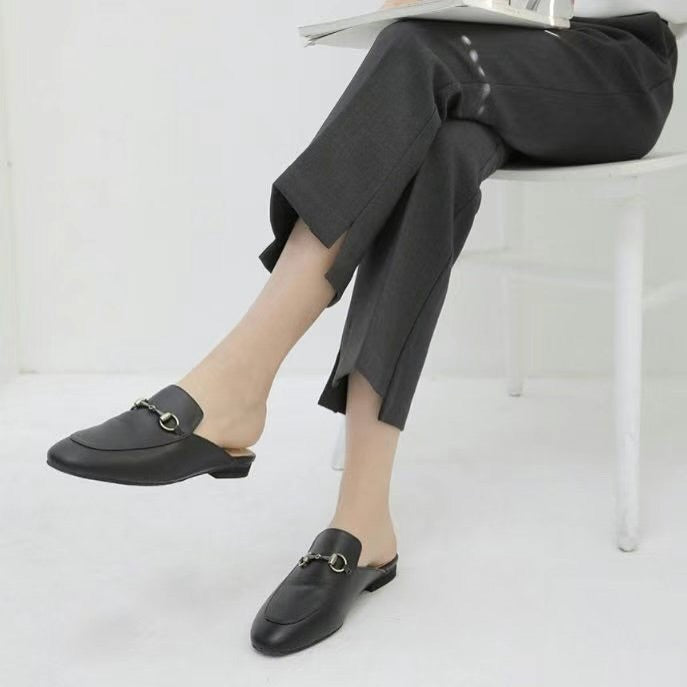 23YR1002 羊皮半拖鞋2cm