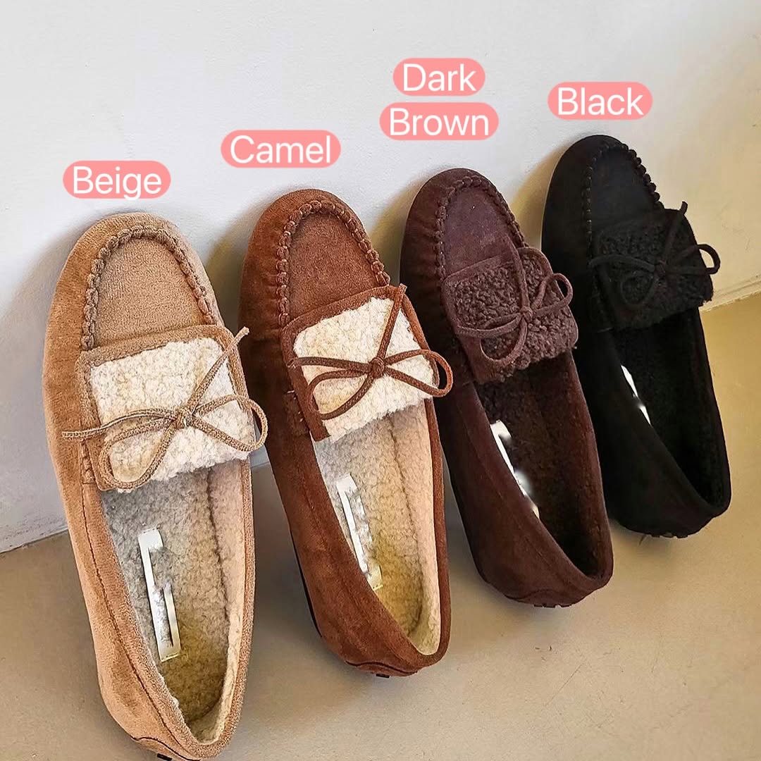 25YR0121 Ribbon Loafer Shoes