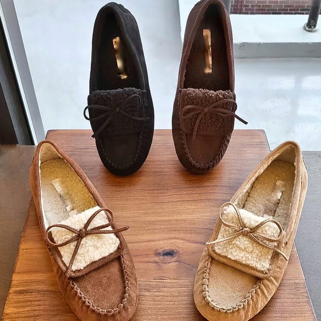 25YR0121 Ribbon Loafer Shoes