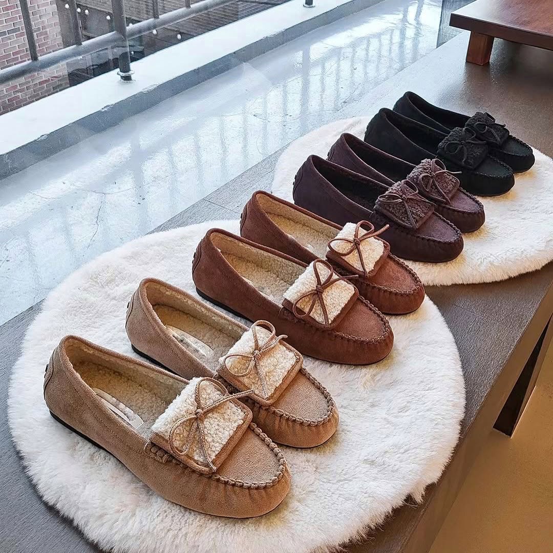 25YR0121 Ribbon Loafer Shoes