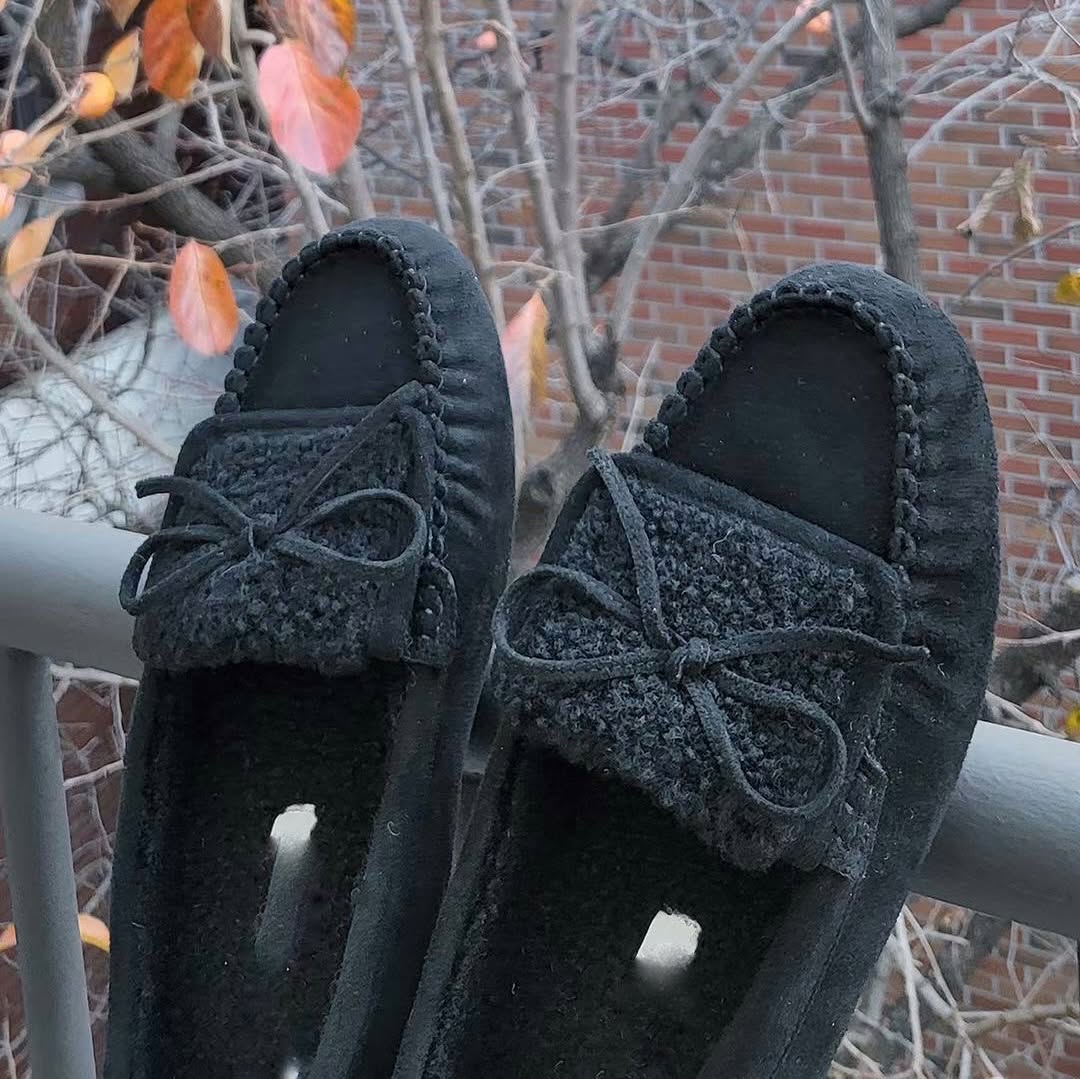 25YR0121 Ribbon Loafer Shoes