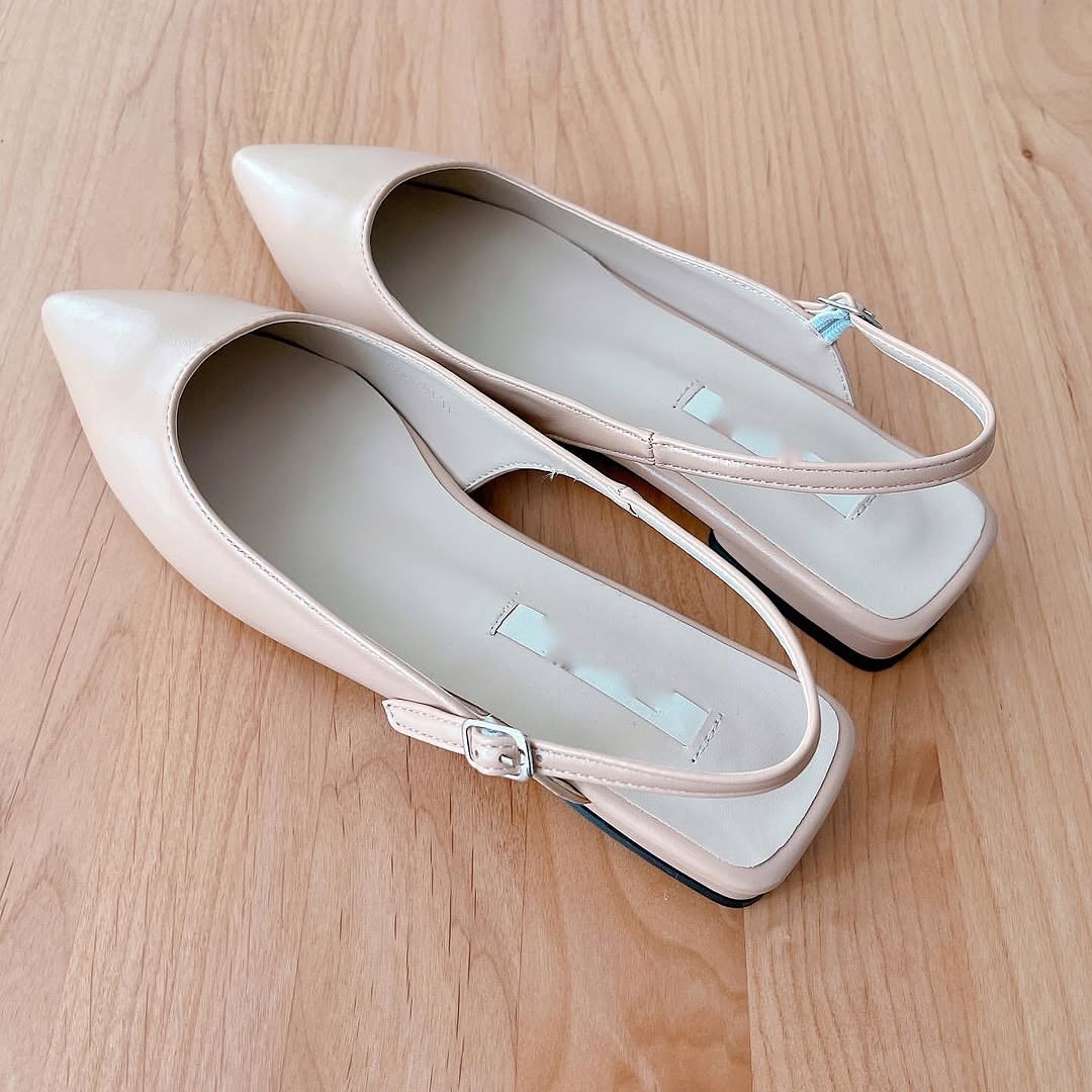 24YR0520 Sling Back Shoes 1cm