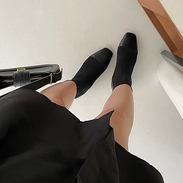 25YR0123 拼布橡筋boot 6cm