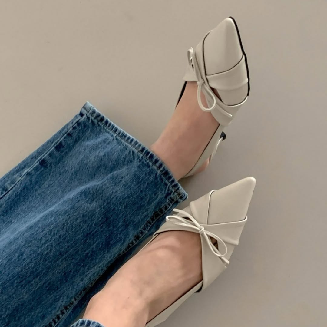 25YR0125 Little ribbon heel 3cm