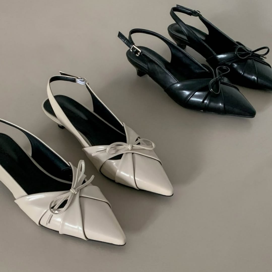 25YR0125 Little ribbon heel 3cm