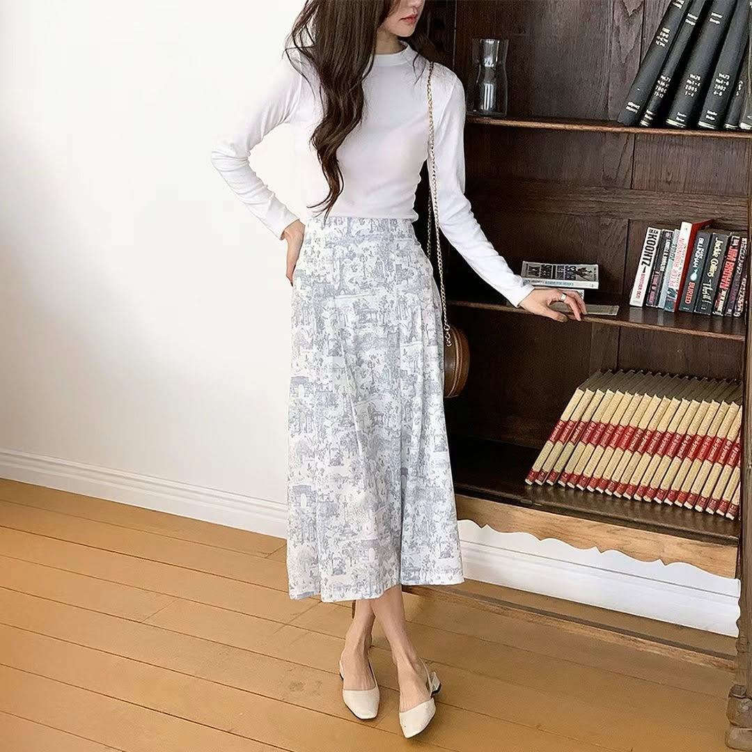 25YR0424 Printing Skirt