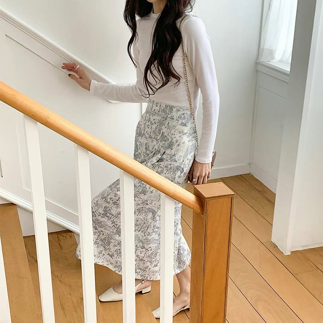 25YR0424 Printing Skirt
