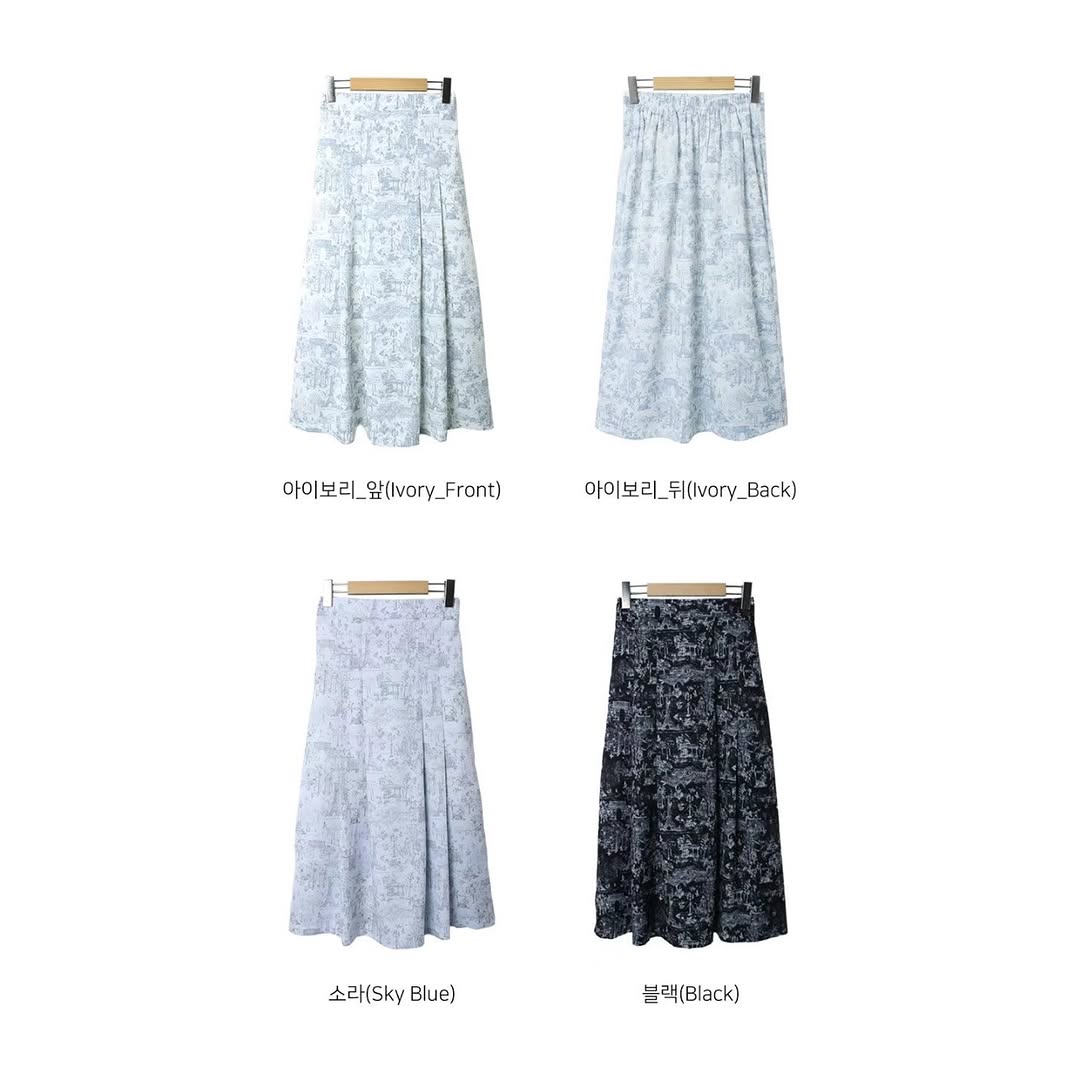 25YR0424 Printing Skirt