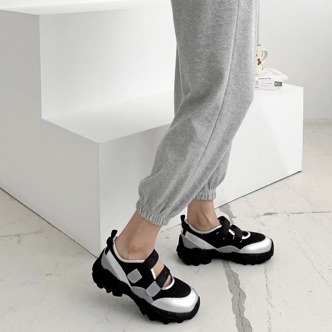 25YR0702 Double Strap Girly Shoes 3.5cm