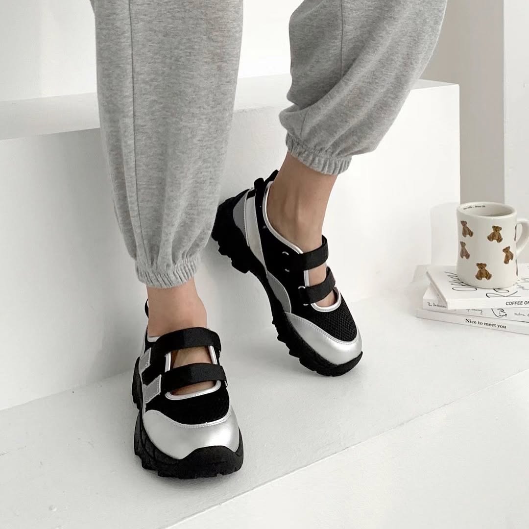 25YR0702 Double Strap Girly Shoes 3.5cm