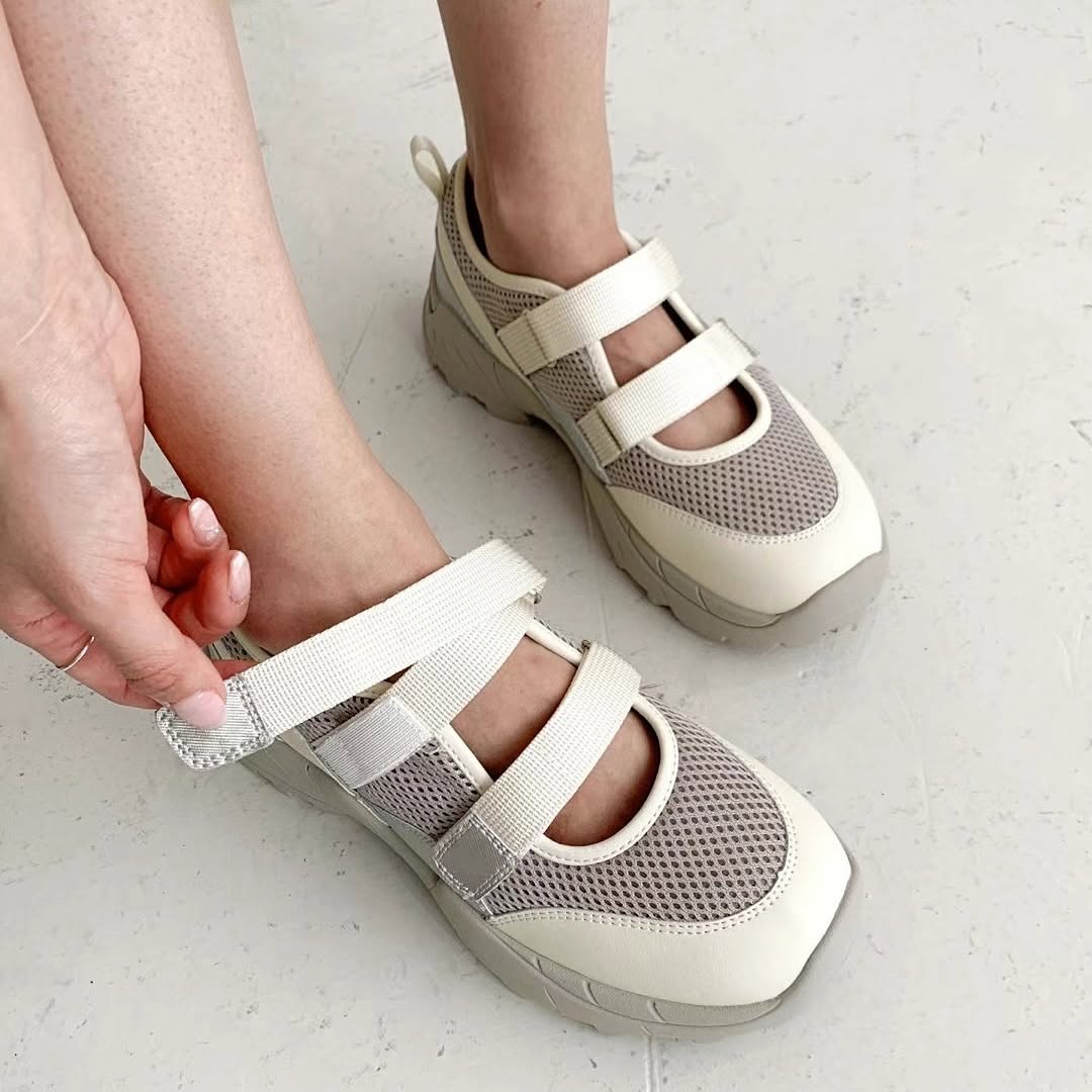 25YR0702 Double Strap Girly Shoes 3.5cm