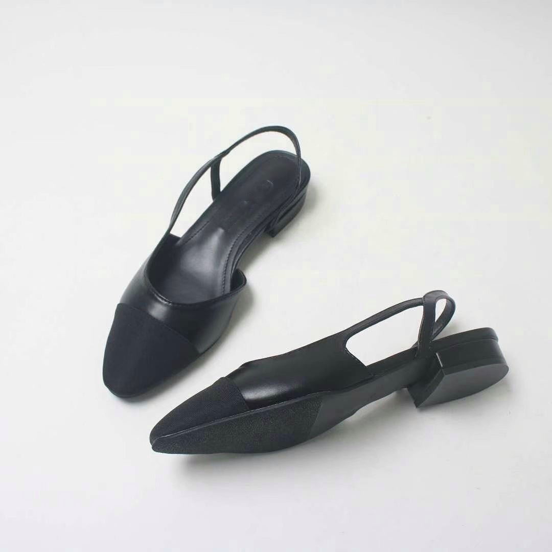 25YR0806 Tweed Sling Back 2cm