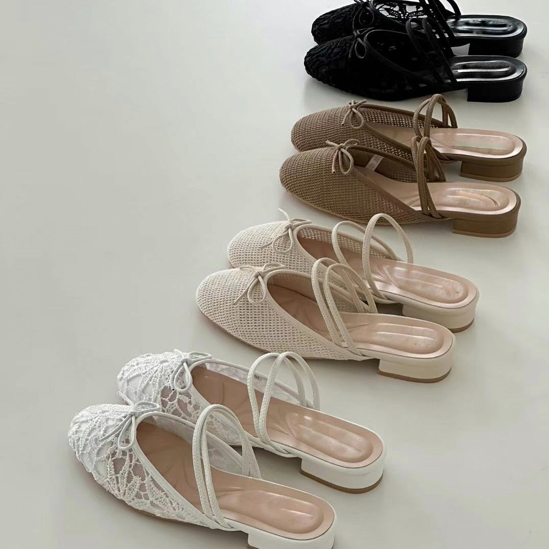 25YR0819 3-Way Ribbon Shoes 2cm