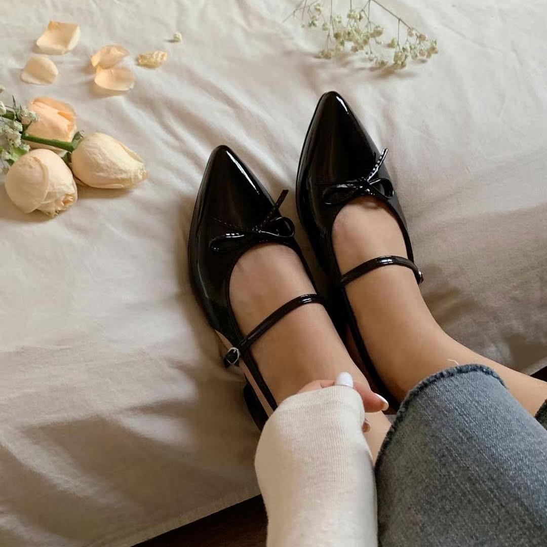 25YR0914 Ribbon Shoes 2.5cm