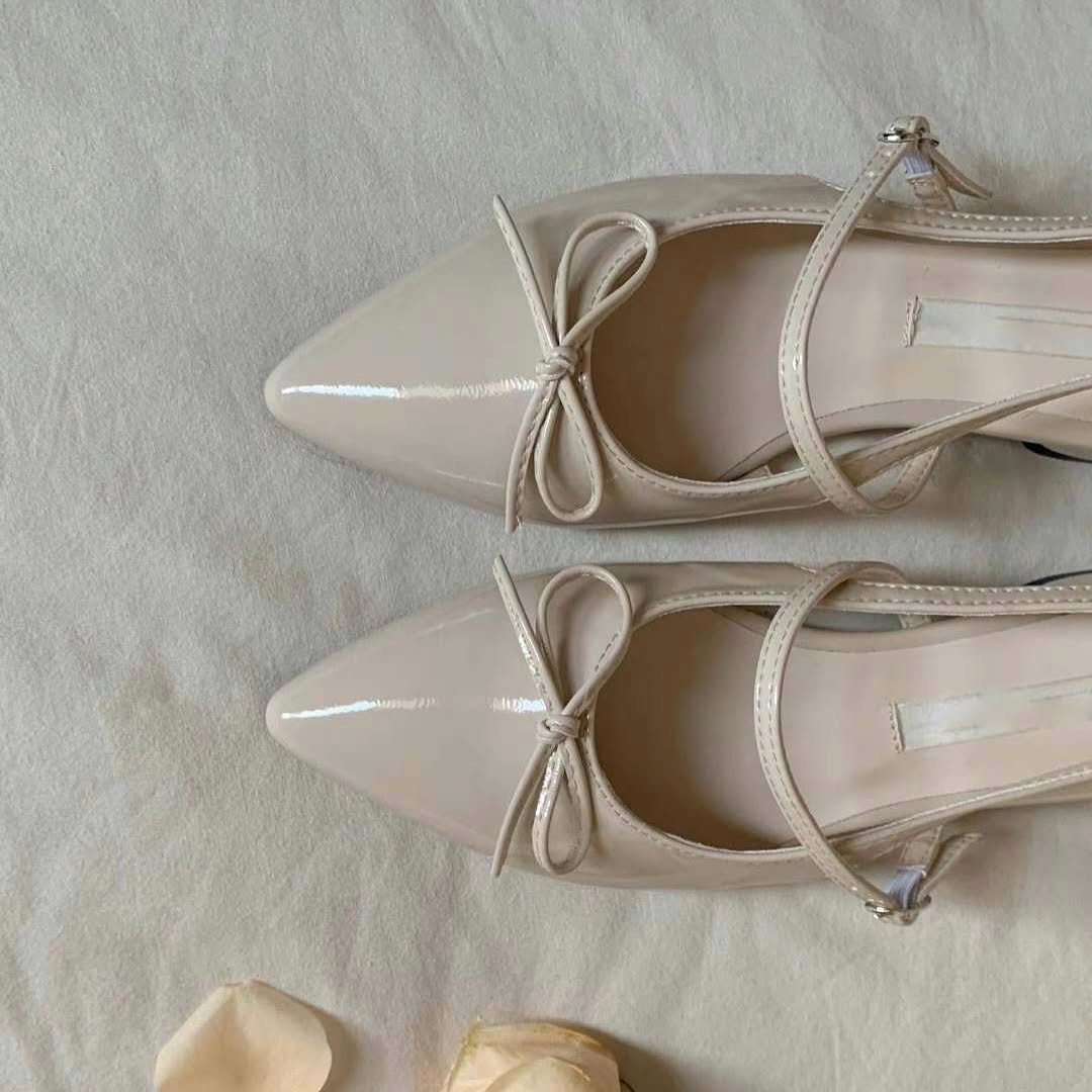 25YR0914 Ribbon Shoes 2.5cm
