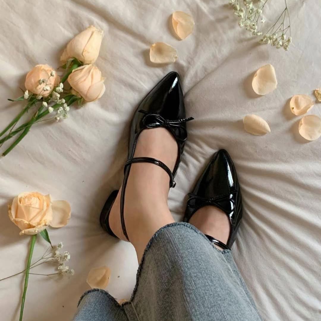25YR0914 Ribbon Shoes 2.5cm