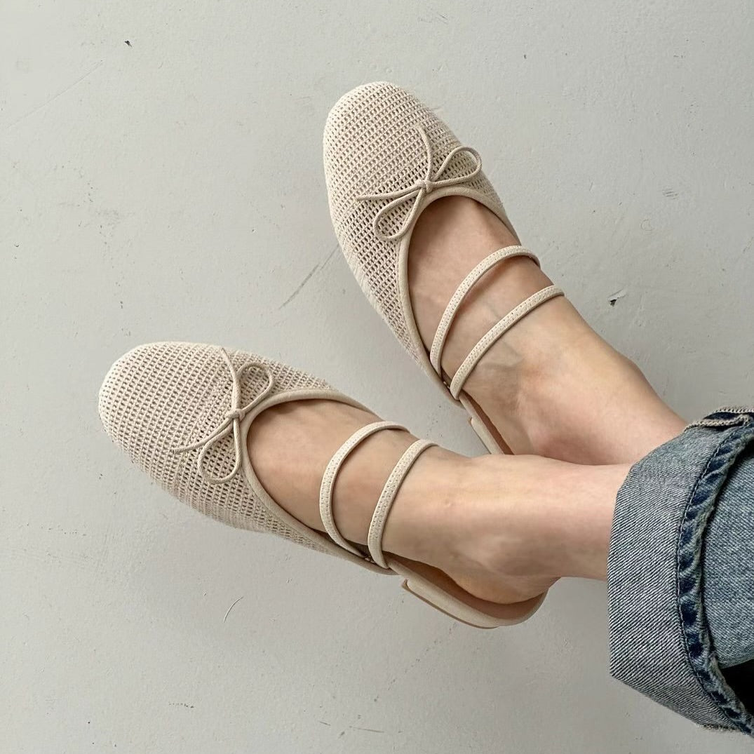 25YR0819 3-Way Ribbon Shoes 2cm