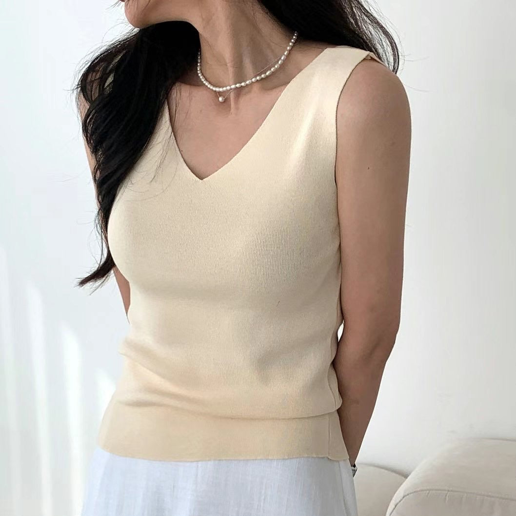 25YR0911 2-Way Vest Knit