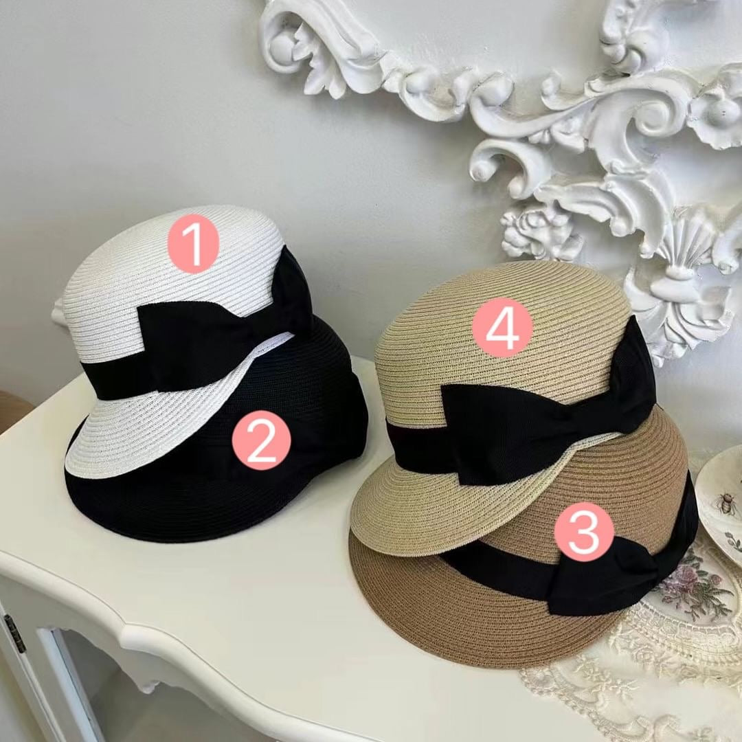 24YR1219 Ribbon Hat