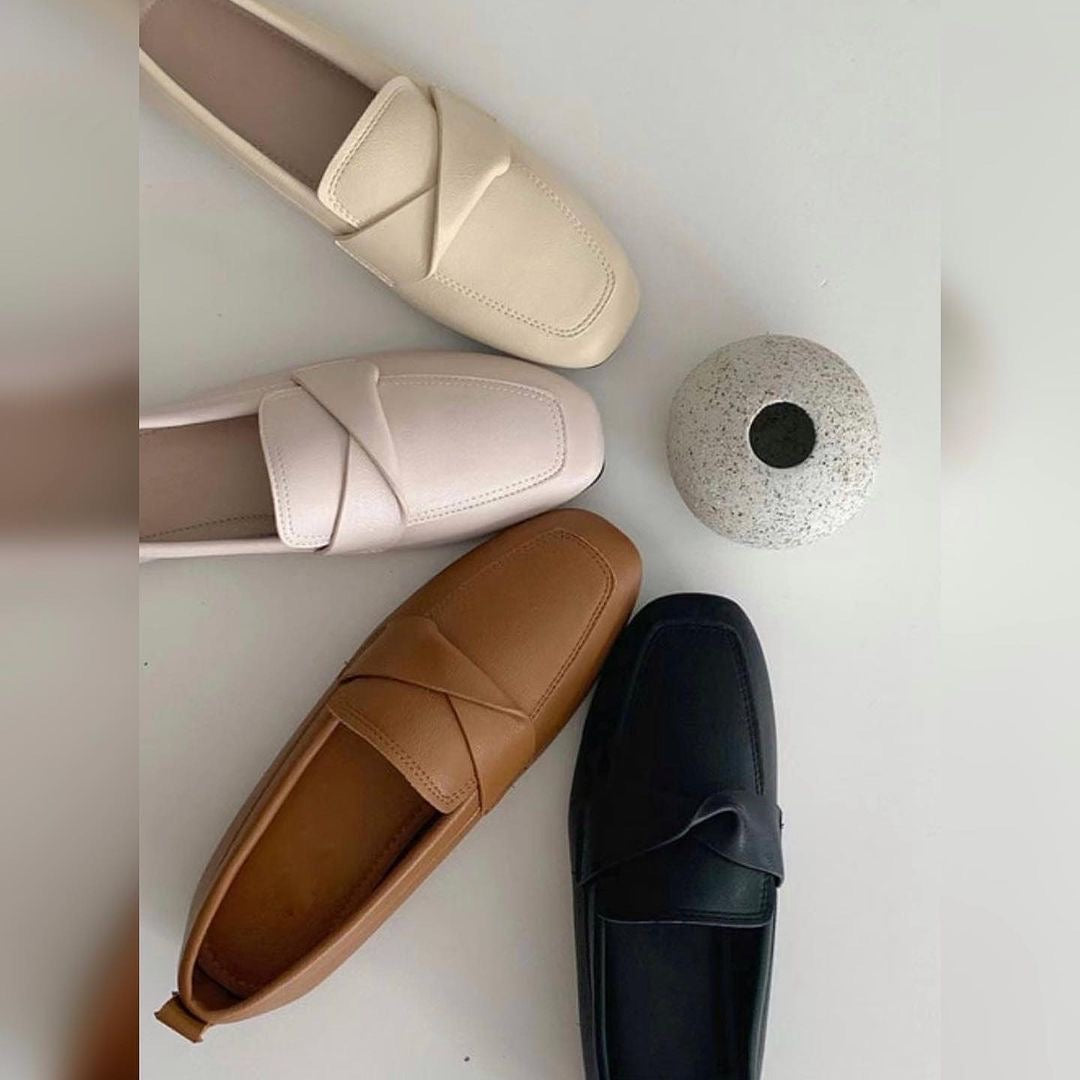 24YR0640 Twist Loafer Shoes 1cm