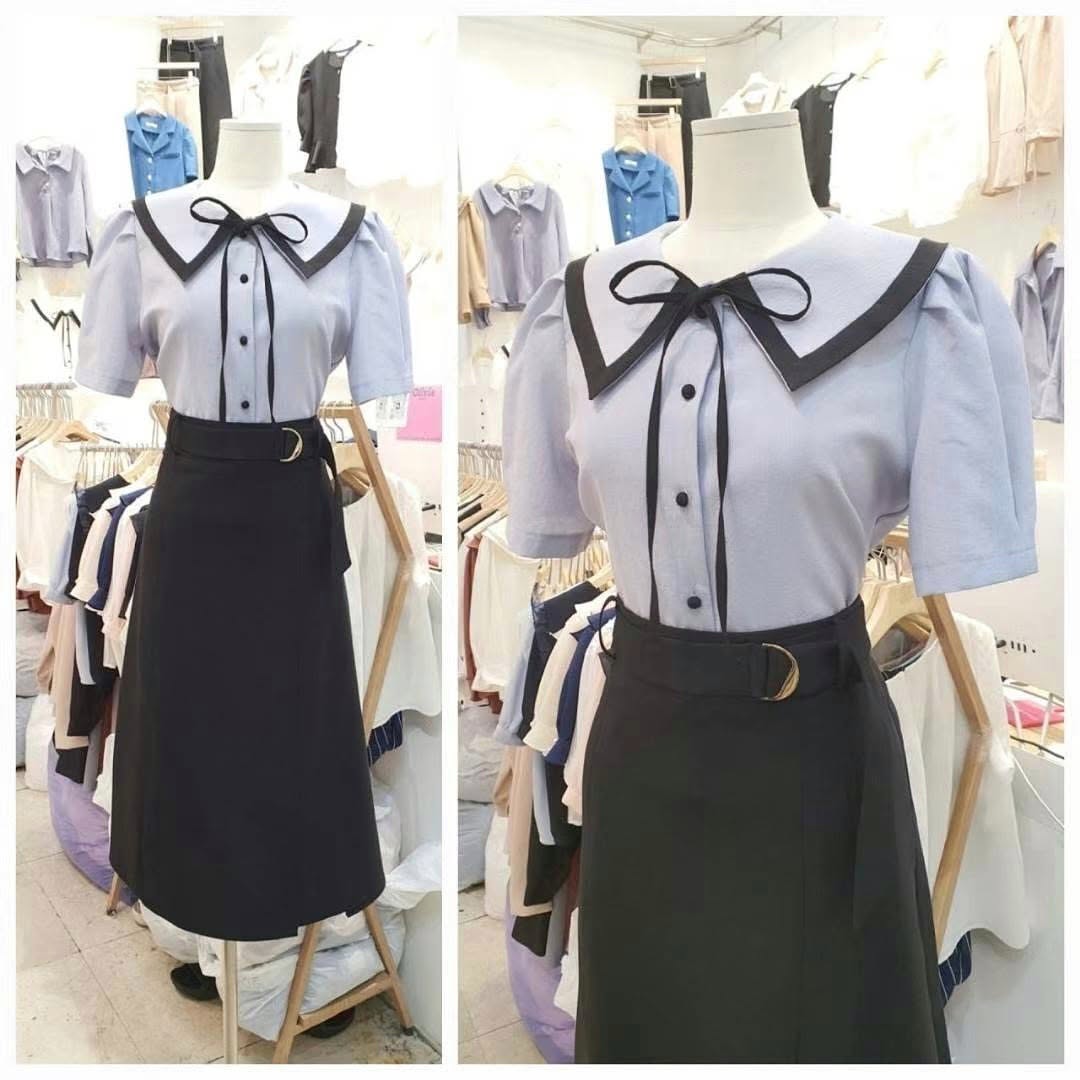 25YR1130 Ribbon Blouse