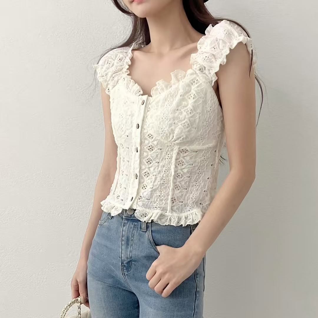 25YR1239 Ruffle Vest