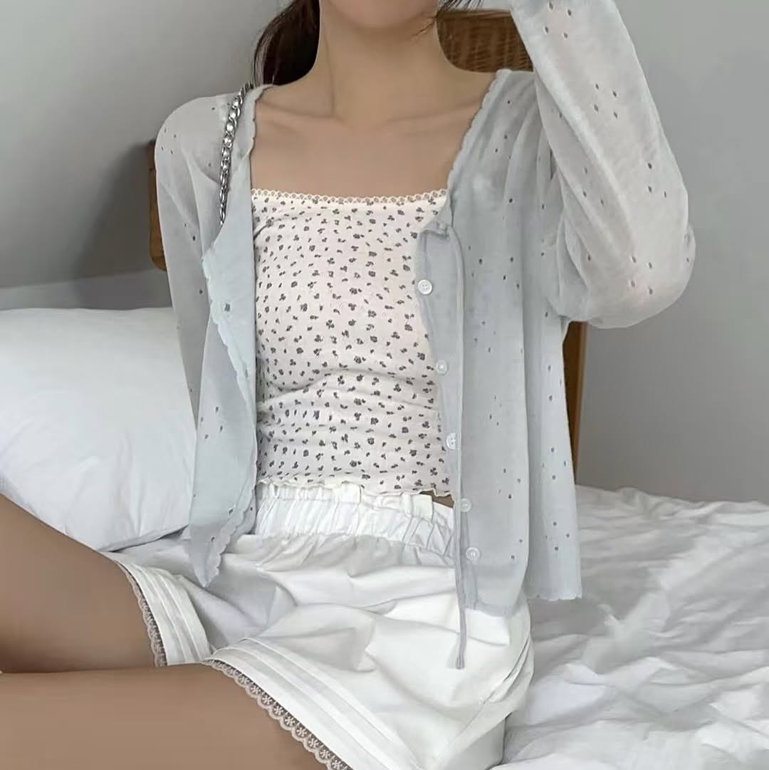 25YR1233 Ribbon Cardigan