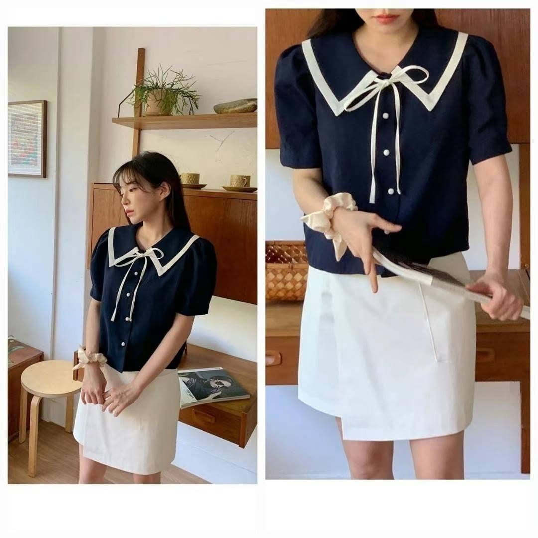 25YR1130 Ribbon Blouse