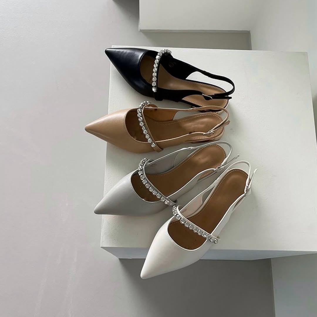 25YR1209 尖頭Sling-back shoes 2.3cm