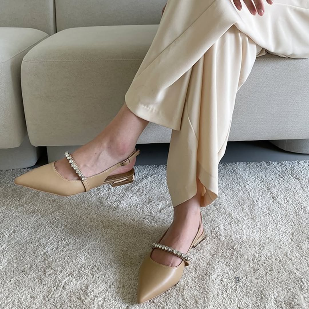 25YR1209 尖頭Sling-back shoes 2.3cm