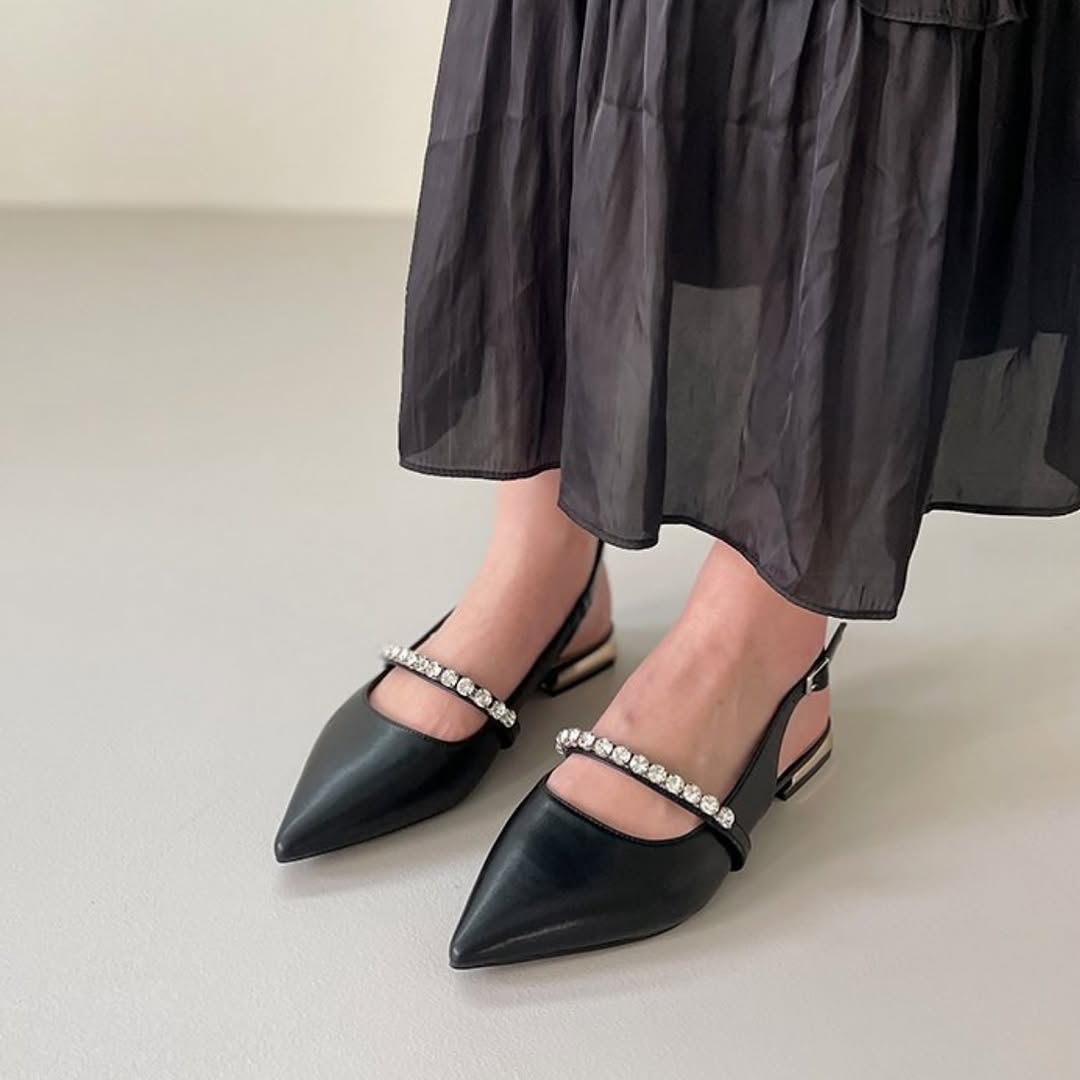 25YR1209 尖頭Sling-back shoes 2.3cm