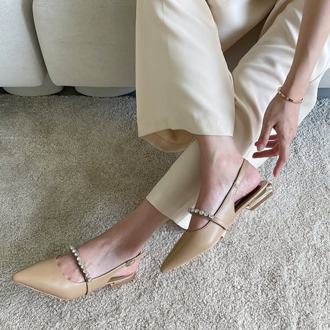 25YR1209 尖頭Sling-back shoes 2.3cm