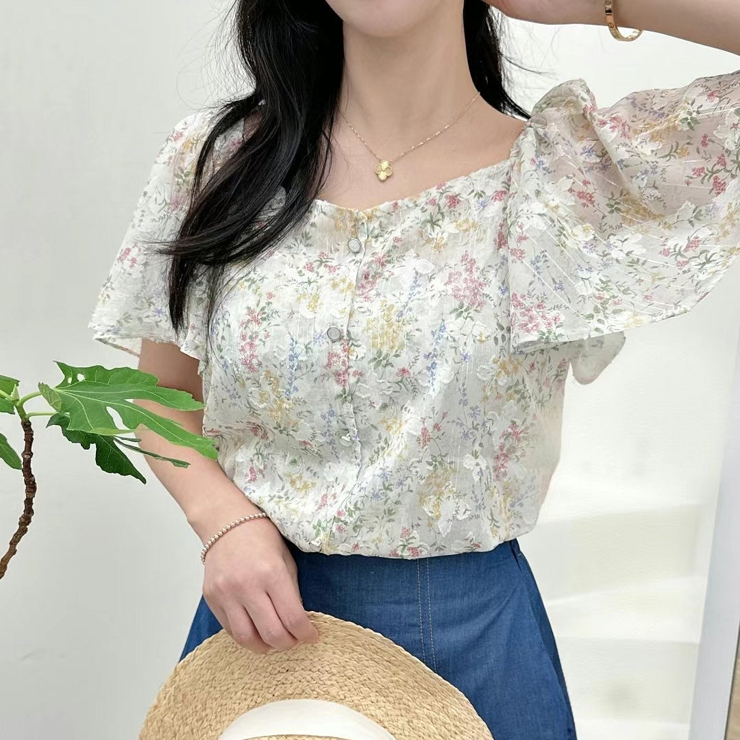 25YR1219 Floral Blouse