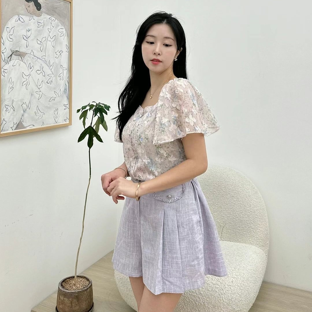 25YR1219 Floral Blouse